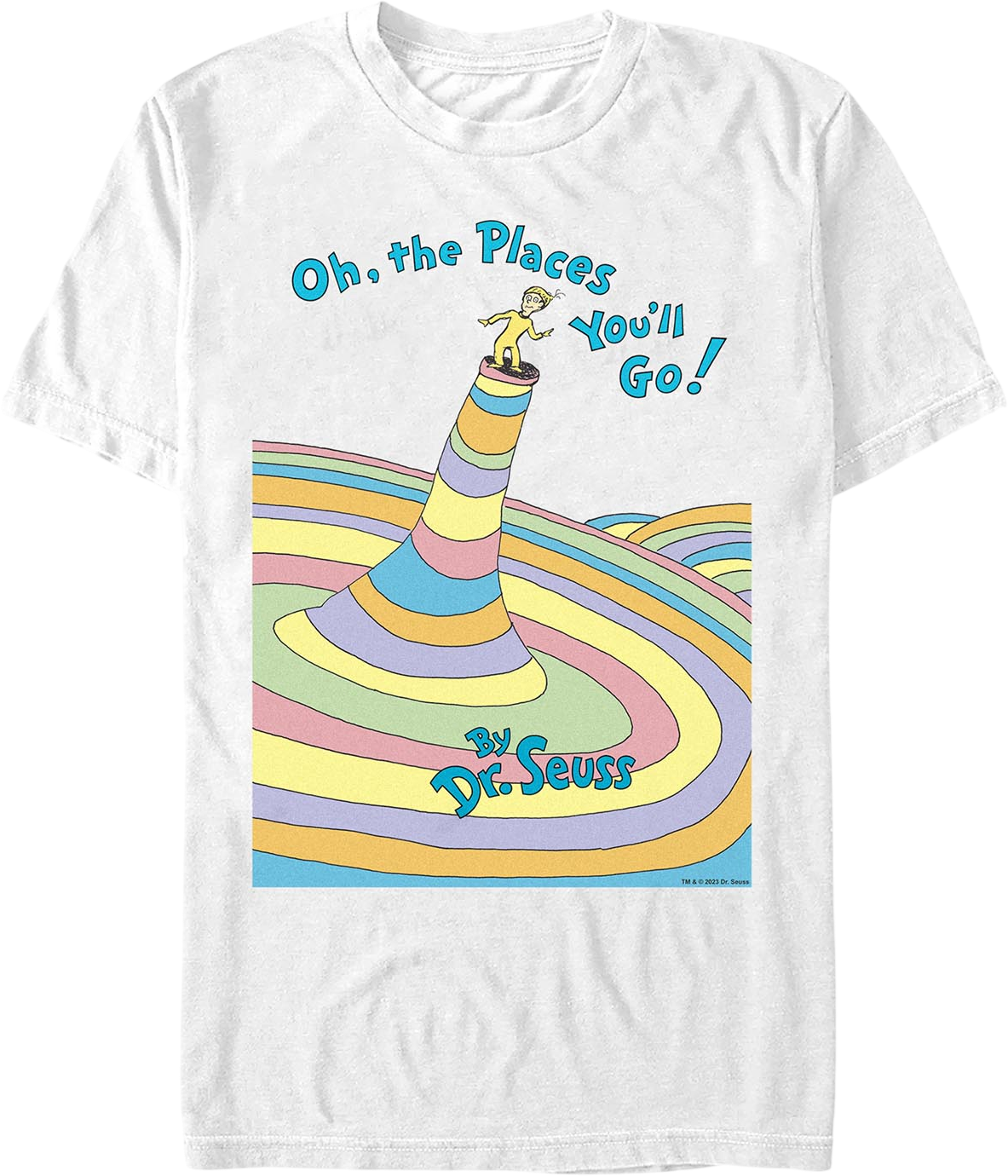 Oh, The Places You'll Go Cover Dr. Seuss T-Shirt product image 1