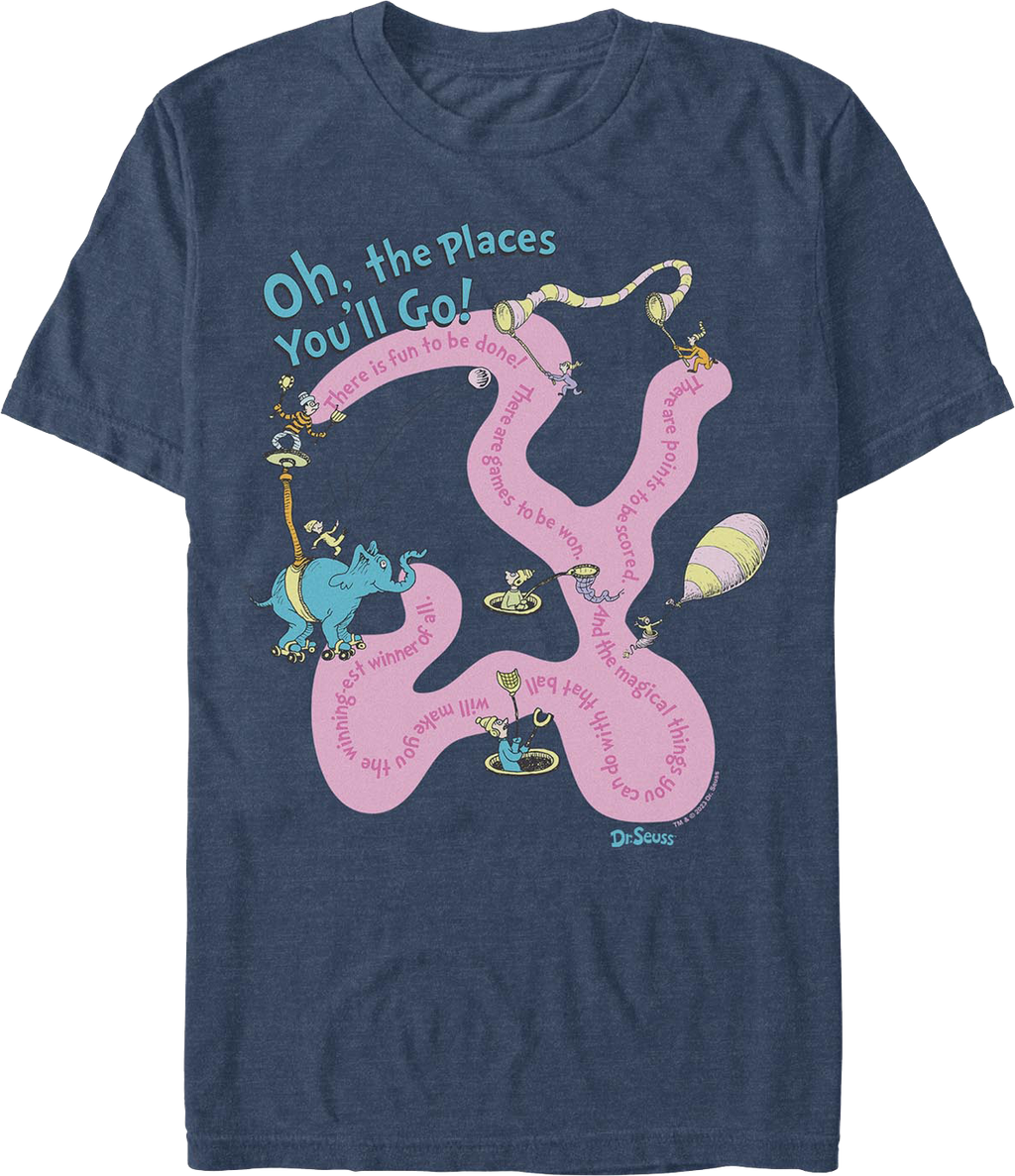 Oh, The Places You'll Go Journey Dr. Seuss T-Shirt product image 1
