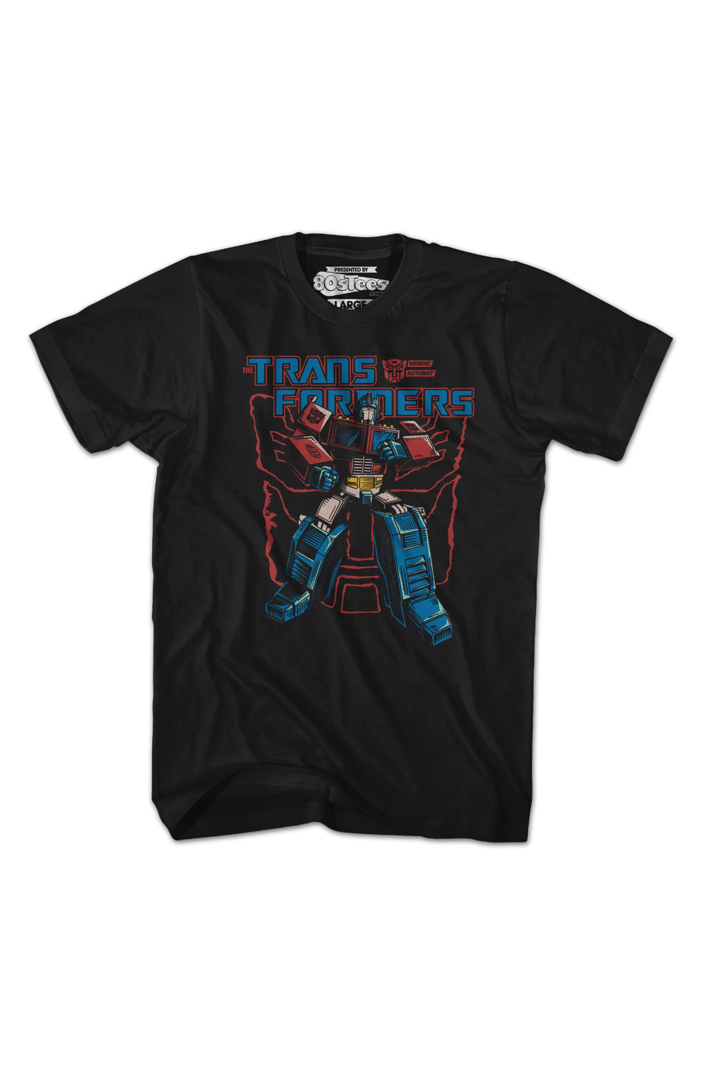 Optimus Prime Battle Pose Transformers T-Shirt product image 2