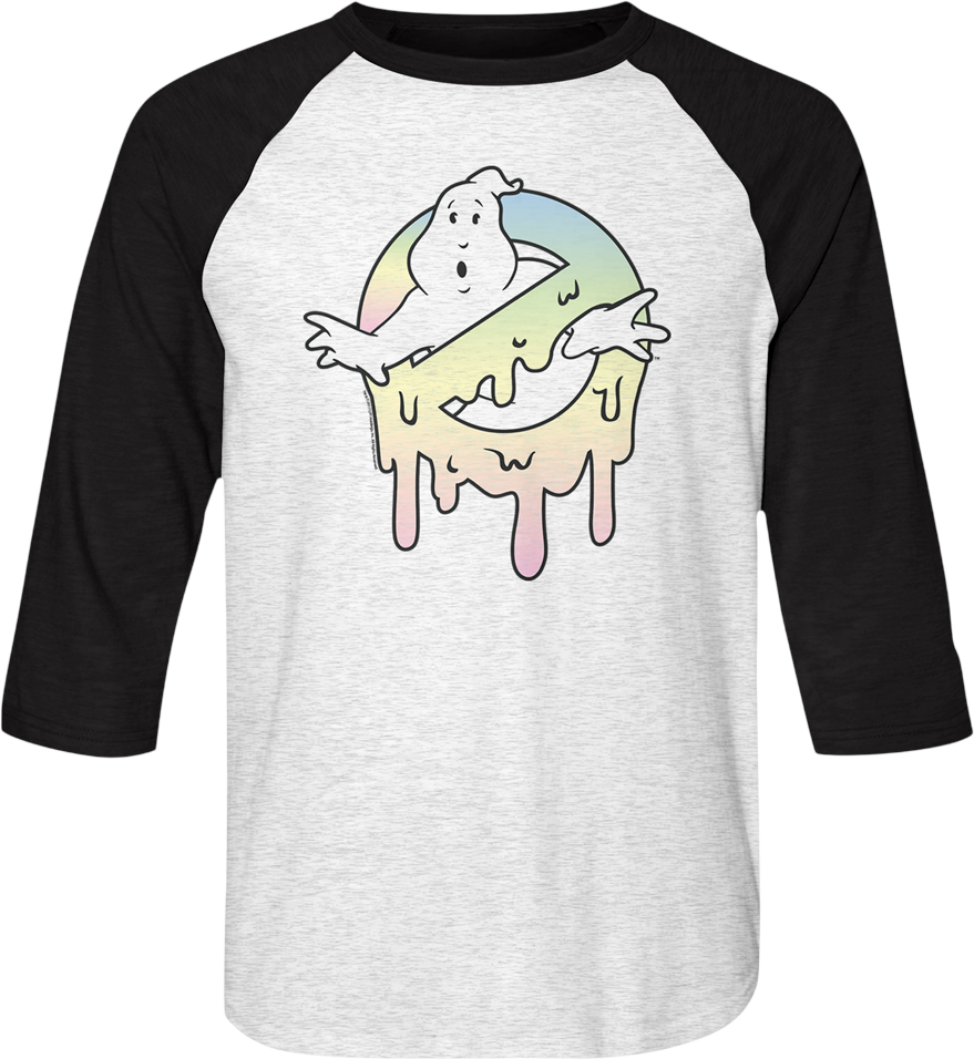 Pastel Slime Ghostbusters Raglan Baseball Shirt product image 1