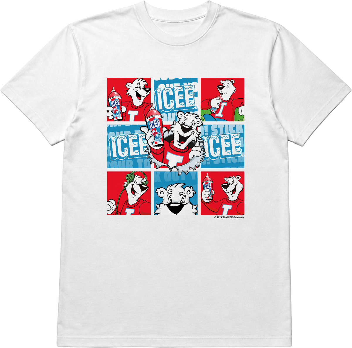 Polar Bear Collage ICEE T-Shirt product image 1