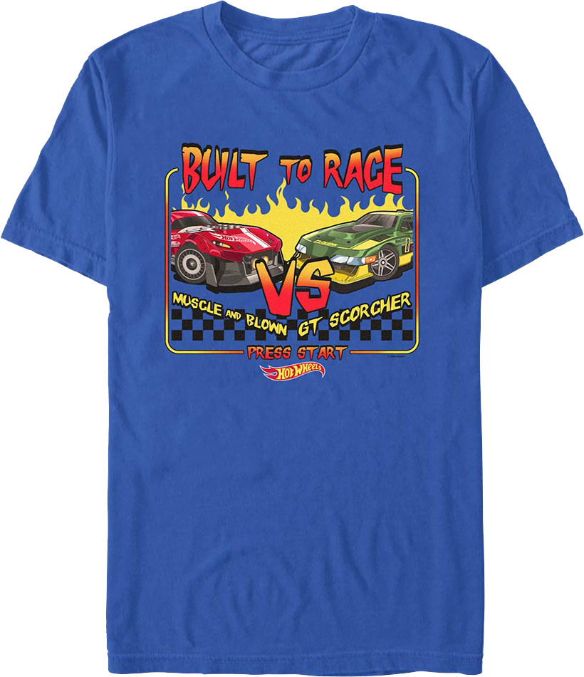 Press Start Hot Wheels T-Shirt product image 1