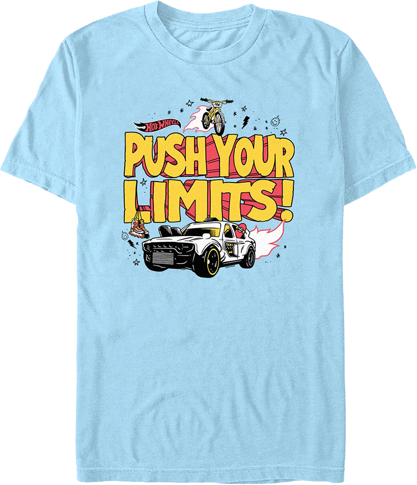 Push Your Limits Hot Wheels T-Shirt product image 1