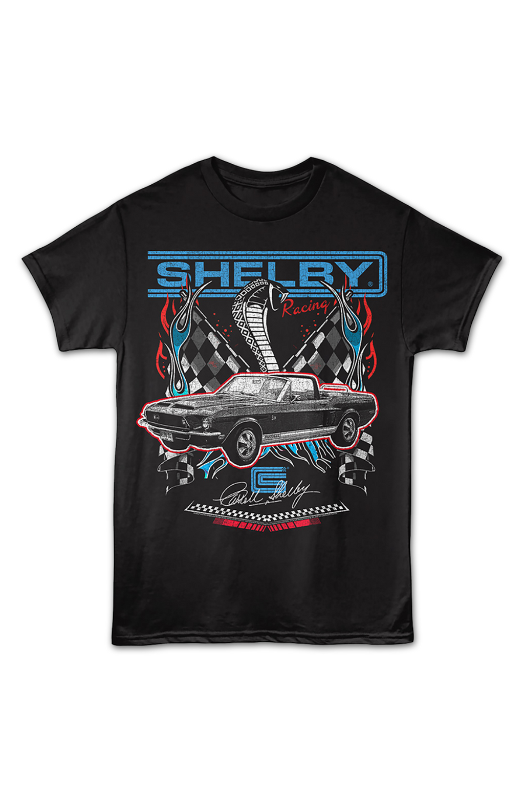 Racing Checkered Flags Shelby T-Shirt product image 2