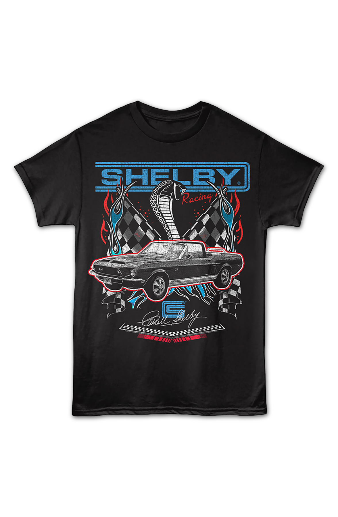 Racing Checkered Flags Shelby T-Shirt product image 2