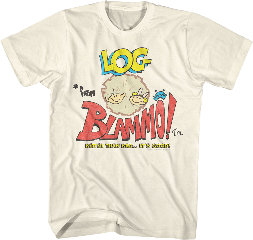 Log Ren And Stimpy T-Shirt product image 1