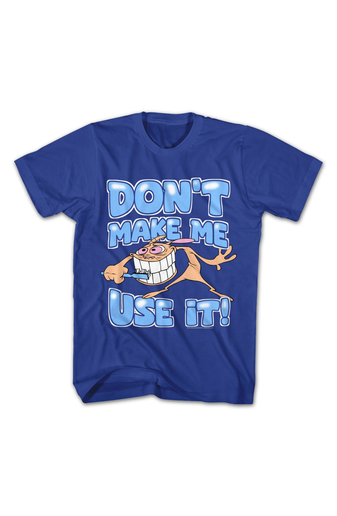 Don't Make Me Use It Ren And Stimpy T-Shirt product image 2