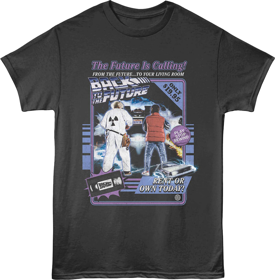 Rent Or Own VHS Back To The Future T-Shirt product image 1