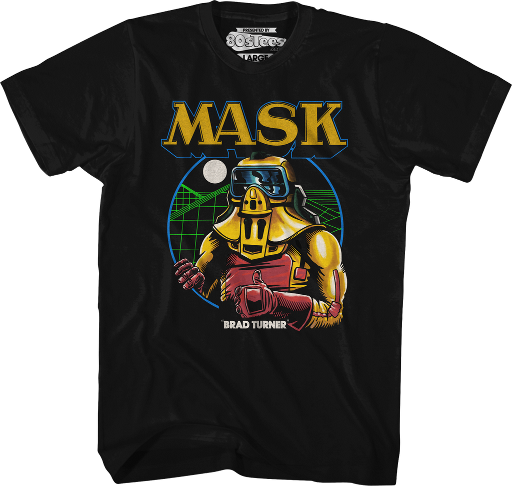 Retro Brad Turner MASK T-Shirt product image 1