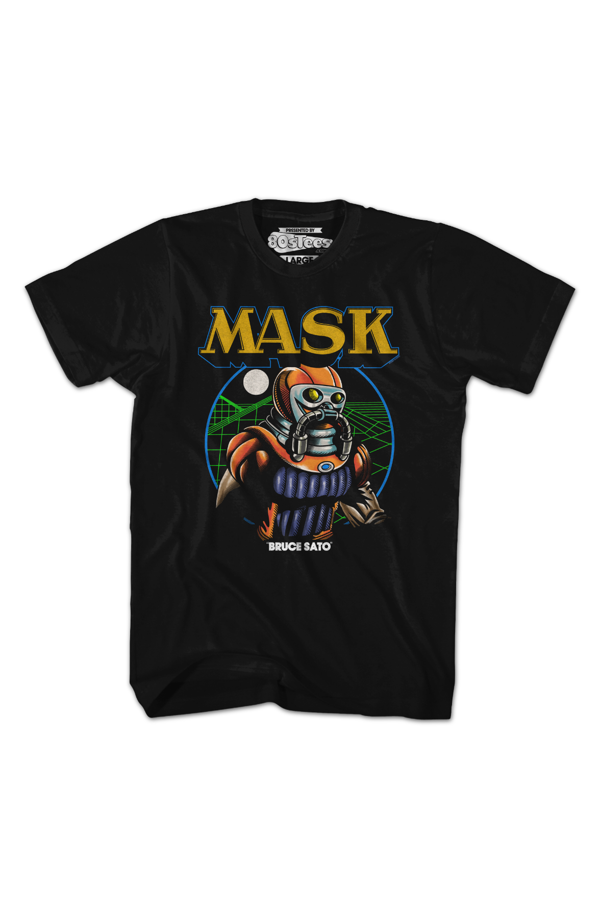 Retro Bruce Sato MASK T-Shirt product image 2