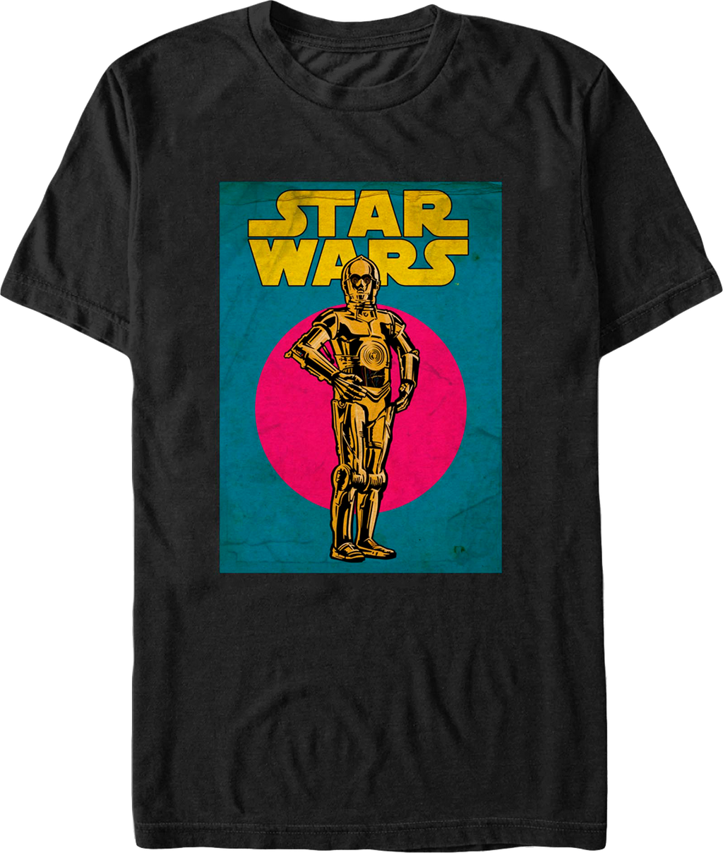 Retro C-3PO Star Wars T-Shirt product image 1
