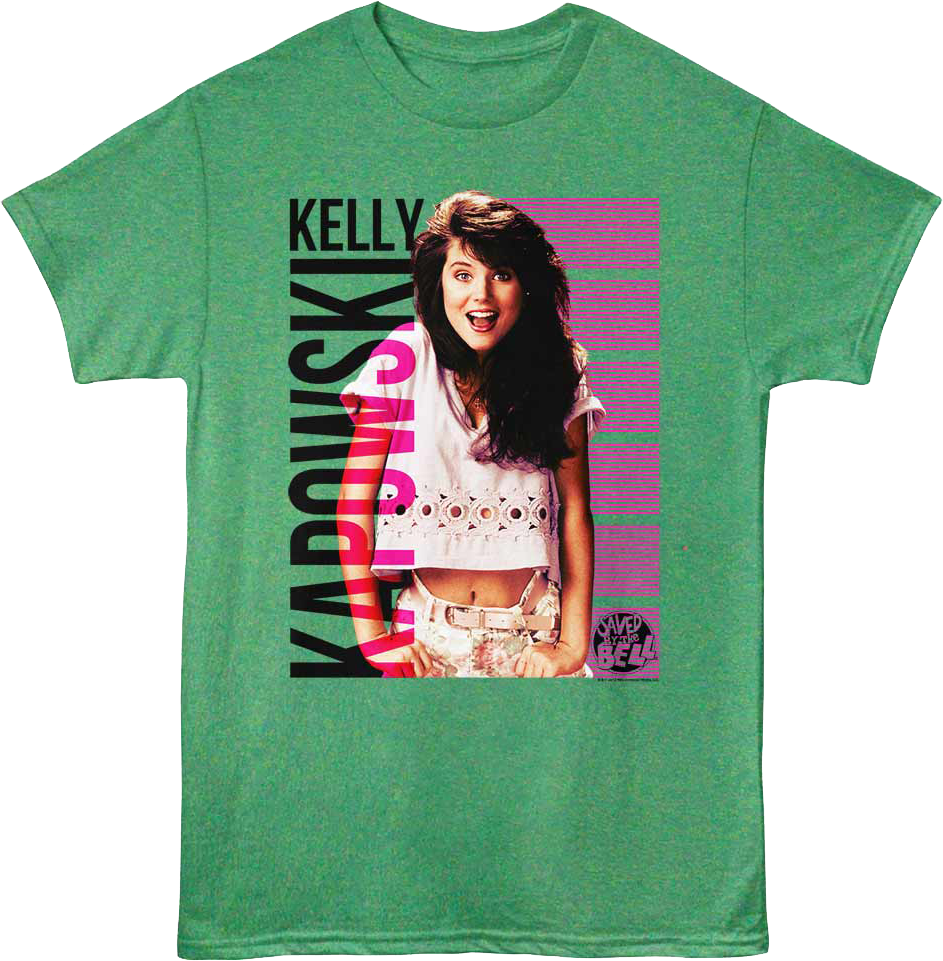 Retro Kelly Kapowski Photo Saved By The Bell T-Shirt product image 1