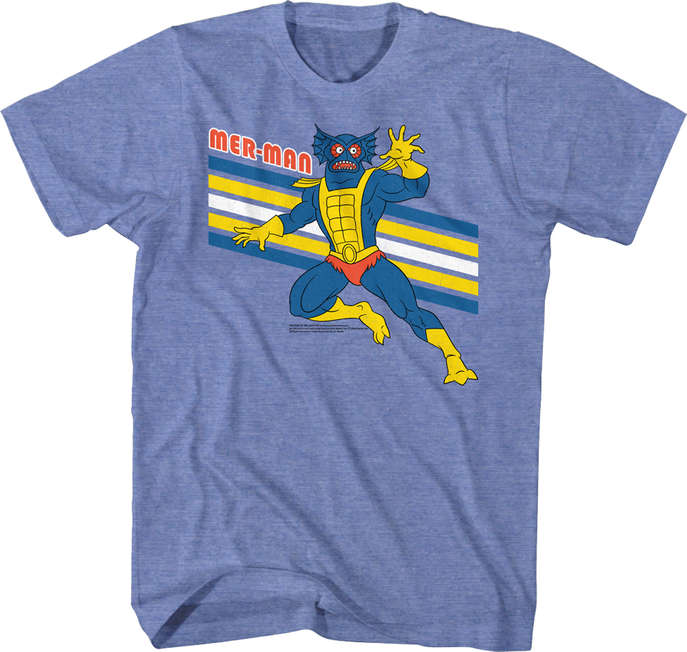 Retro Mer-Man Masters of the Universe T-Shirt product image 1