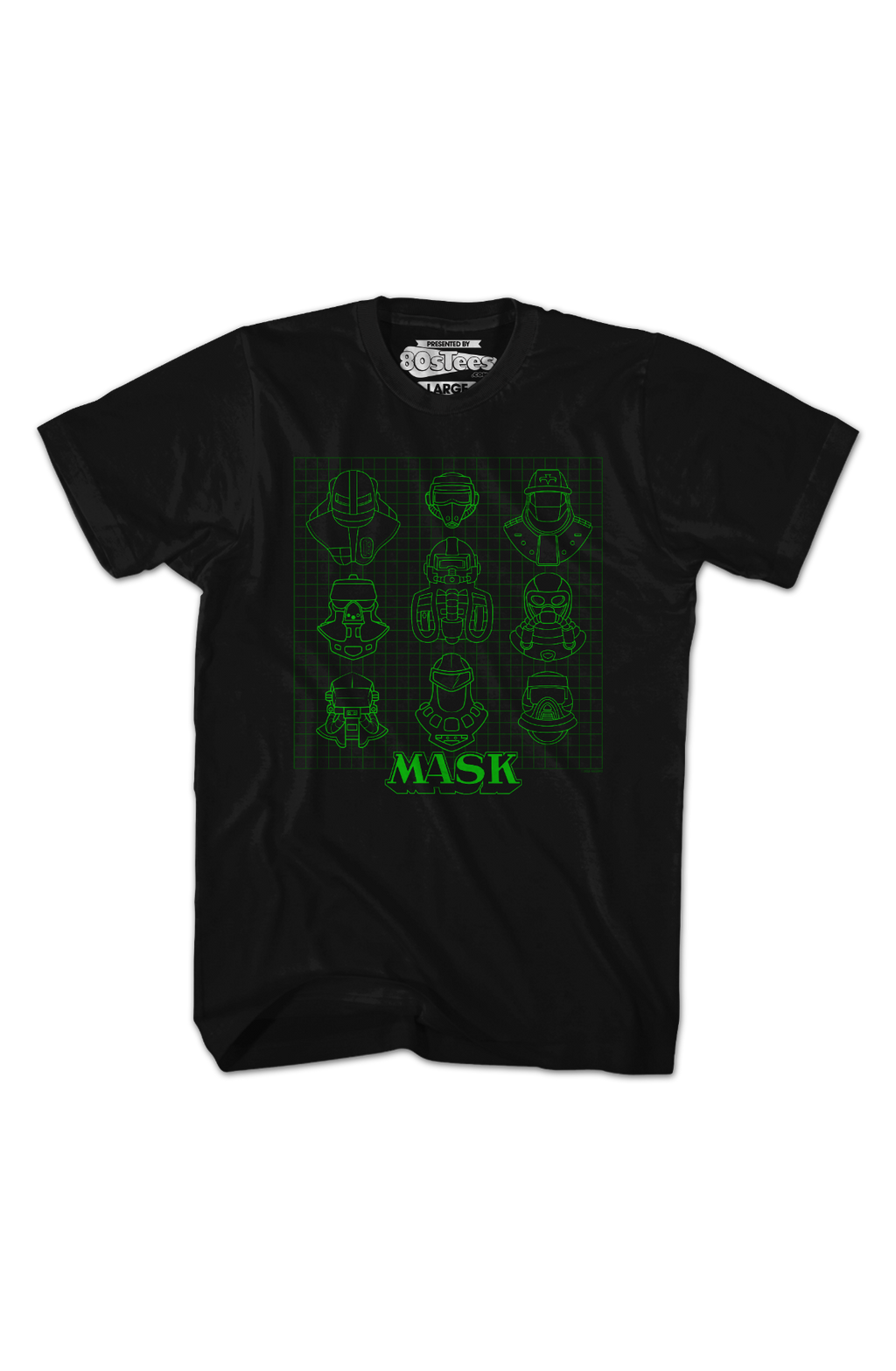 Retro Nine Masks Grid MASK T-Shirt product image 2