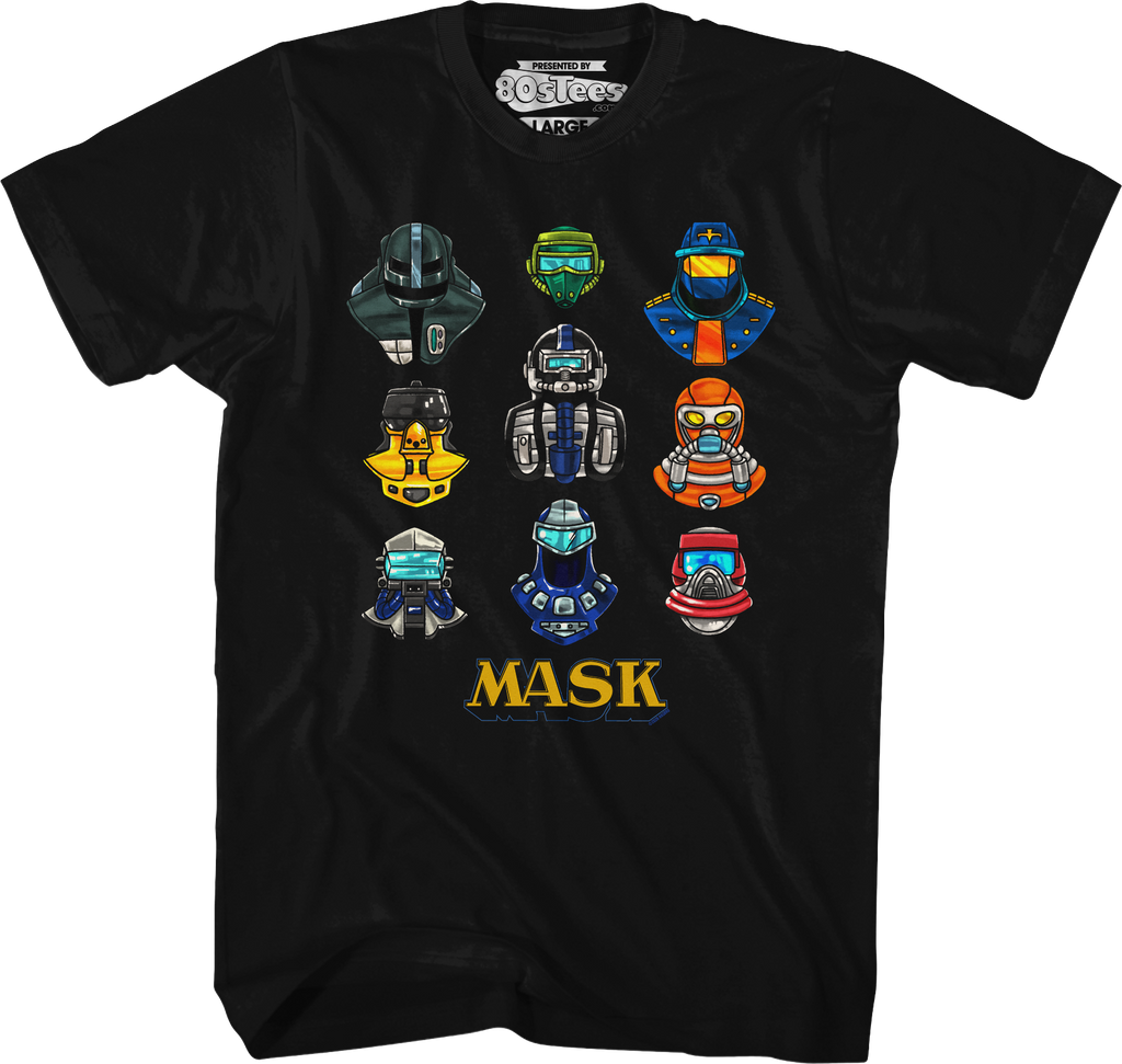 Retro Nine Masks MASK T-Shirt product image 1