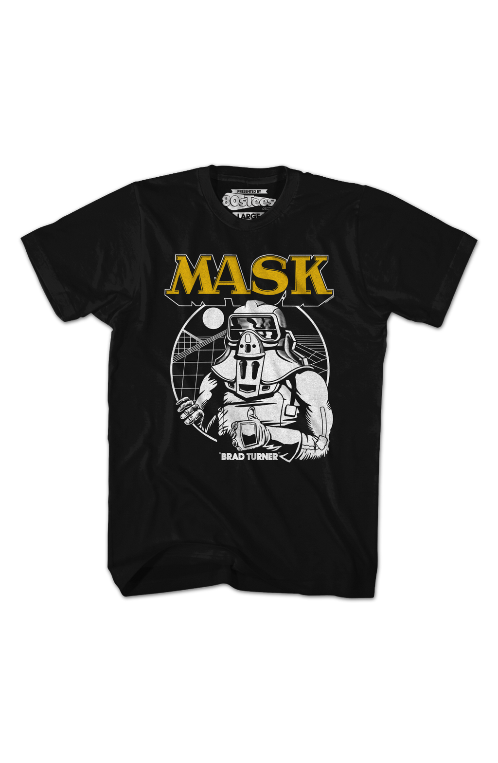 Retro Simple Brad Turner MASK T-Shirt product image 2