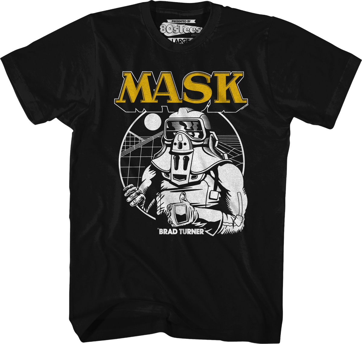 Retro Simple Brad Turner MASK T-Shirt product image 1