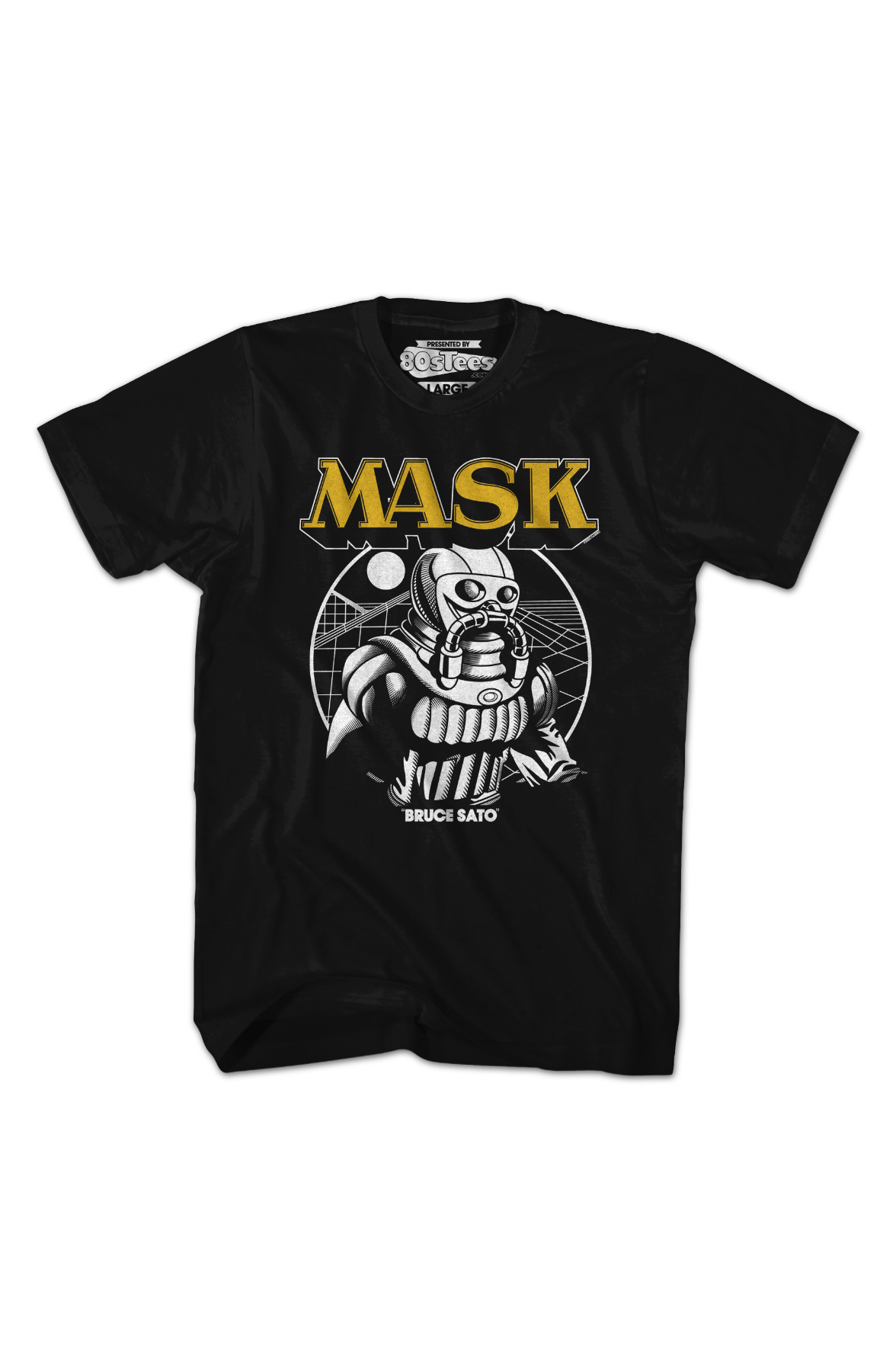 Retro Simple Bruce Sato MASK T-Shirt product image 2