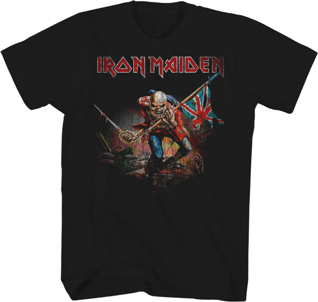 Retro The Trooper Iron Maiden T-Shirt product image 1