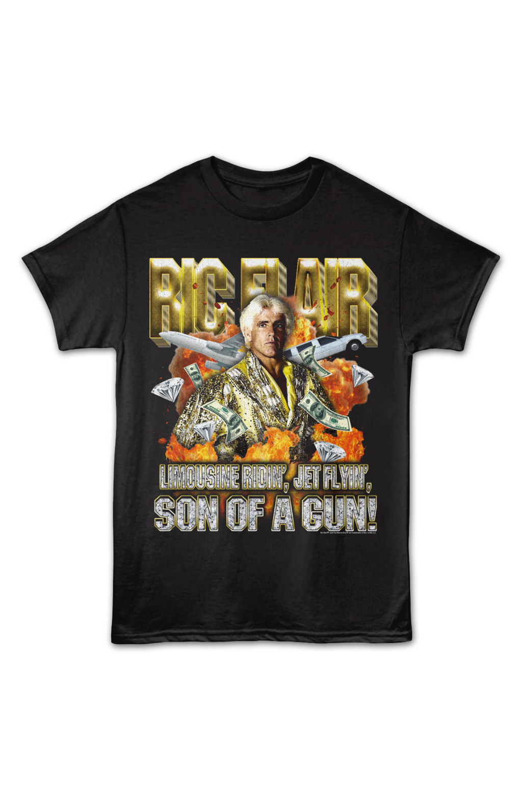 Limousine Ridin' Jet Flyin' Son Of A Gun Ric Flair T-Shirt product image 2