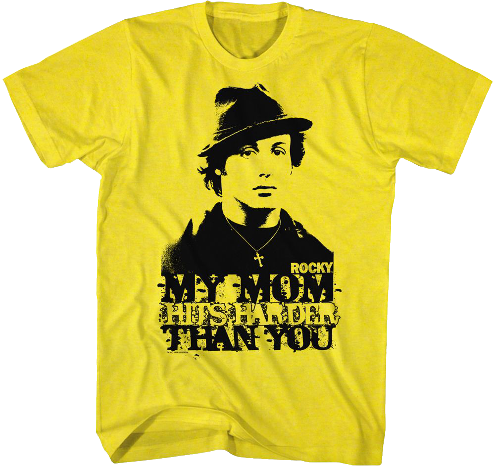 My Mom Hits Harder Than You Rocky T-Shirt product image 1