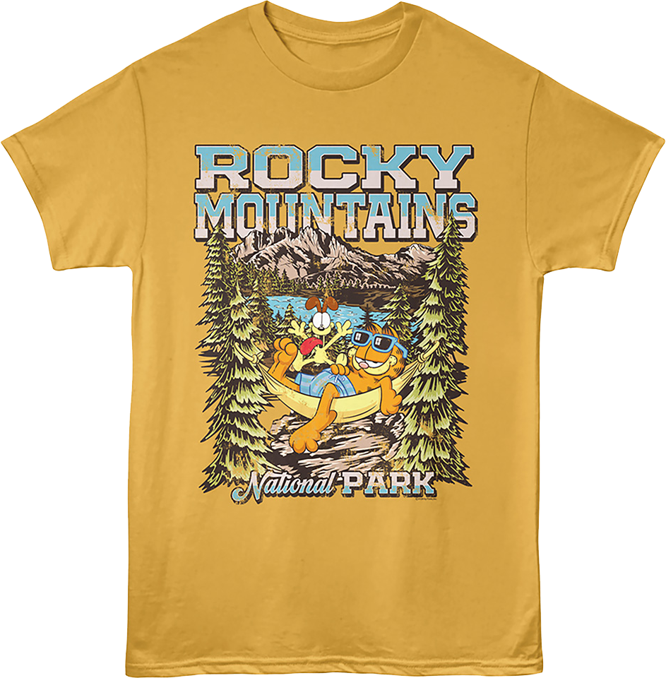 Rocky Mountains National Park Garfield T-Shirt product image 1
