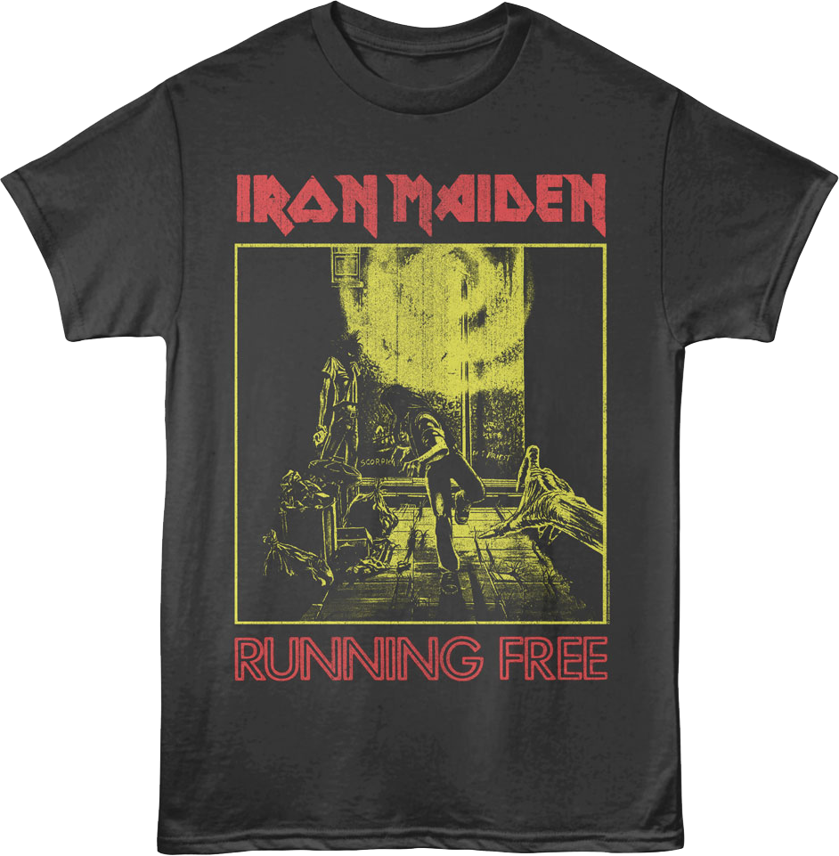 Running Free Iron Maiden T-Shirt product image 1