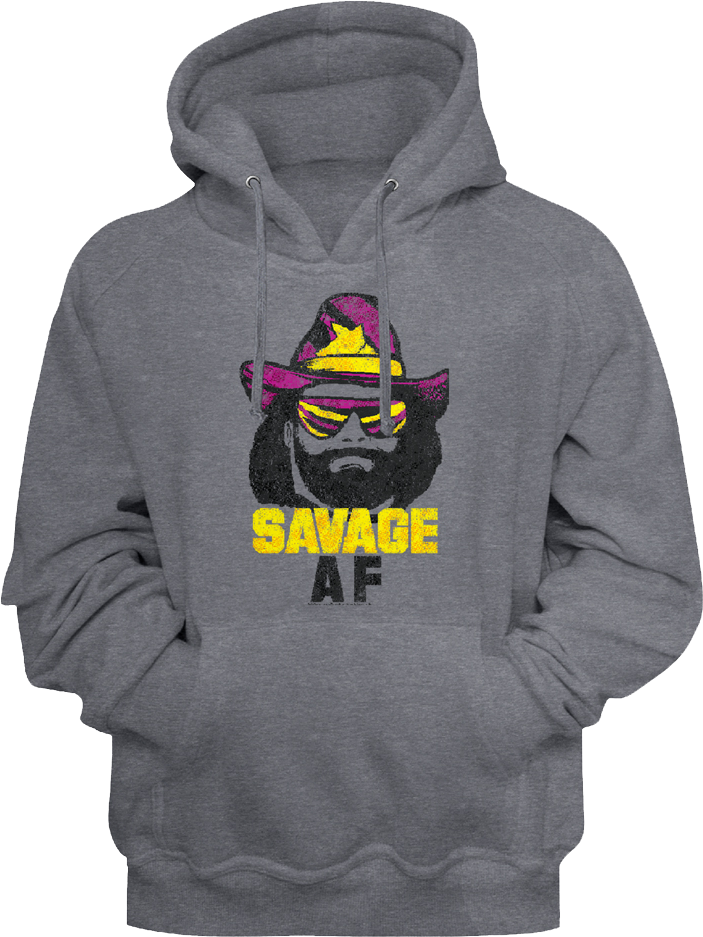 Savage AF Macho Man Hoodie product image 1