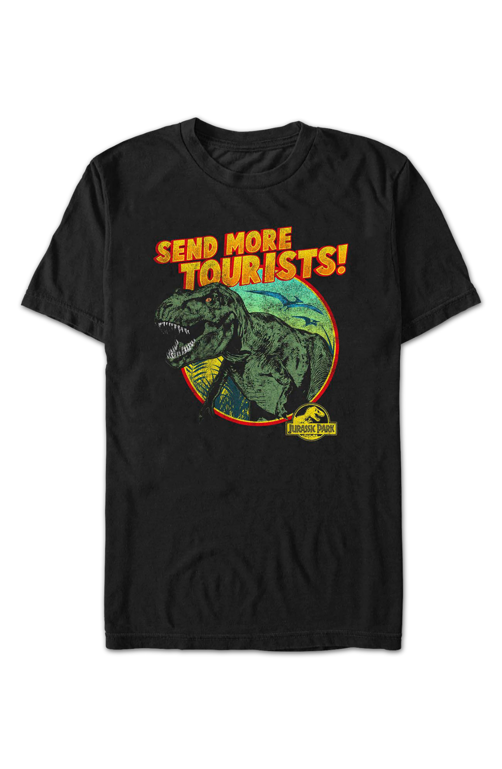 Send More Tourists Jurassic Park T-Shirt product image 2