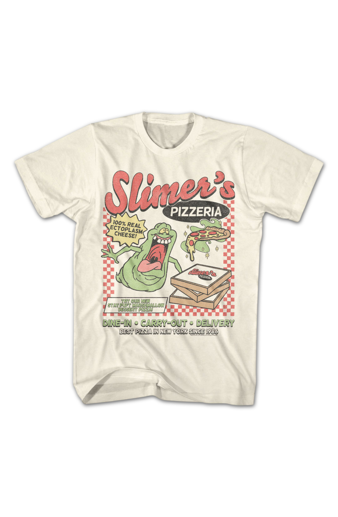 Slimer's Pizzeria Real Ghostbusters T-Shirt product image 2