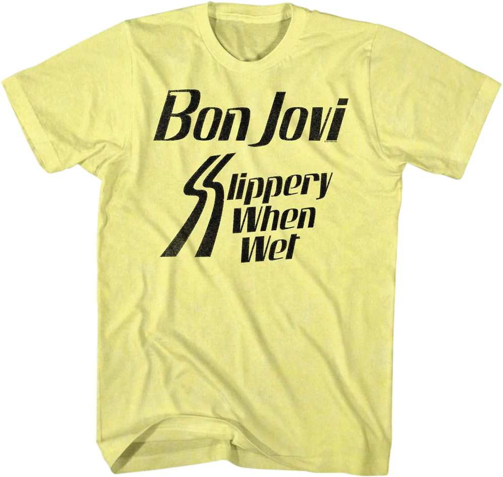 Slippery When Wet Bon Jovi T-Shirt product image 1