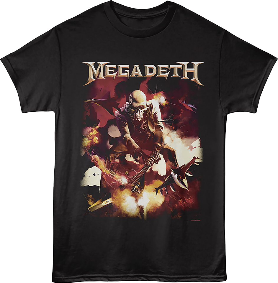 Smashing Guitar Megadeth T-Shirt product image 1