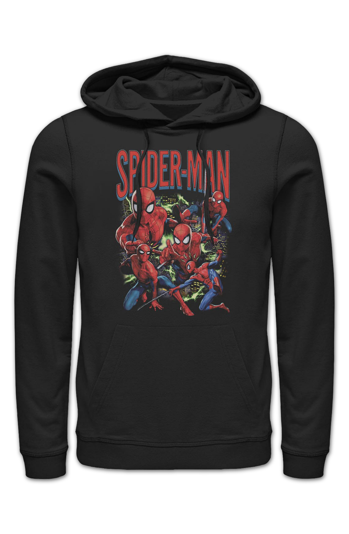 Spider-Man Action Poses Collage Marvel Comics Hoodie product image 2