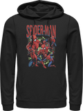 Spider-Man Action Poses Collage Marvel Comics Hoodie product image 1