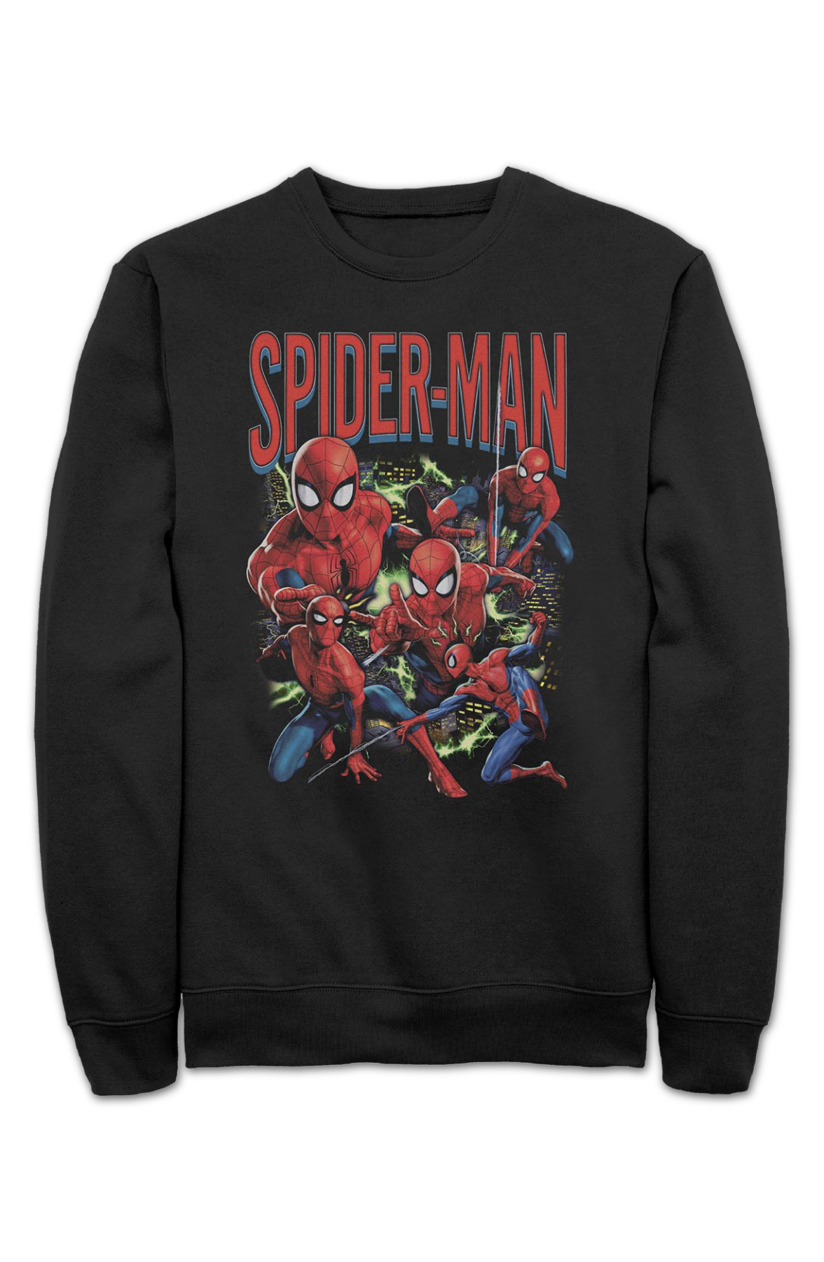 Spider-Man Action Poses Collage Marvel Comics Sweatshirt product image 2