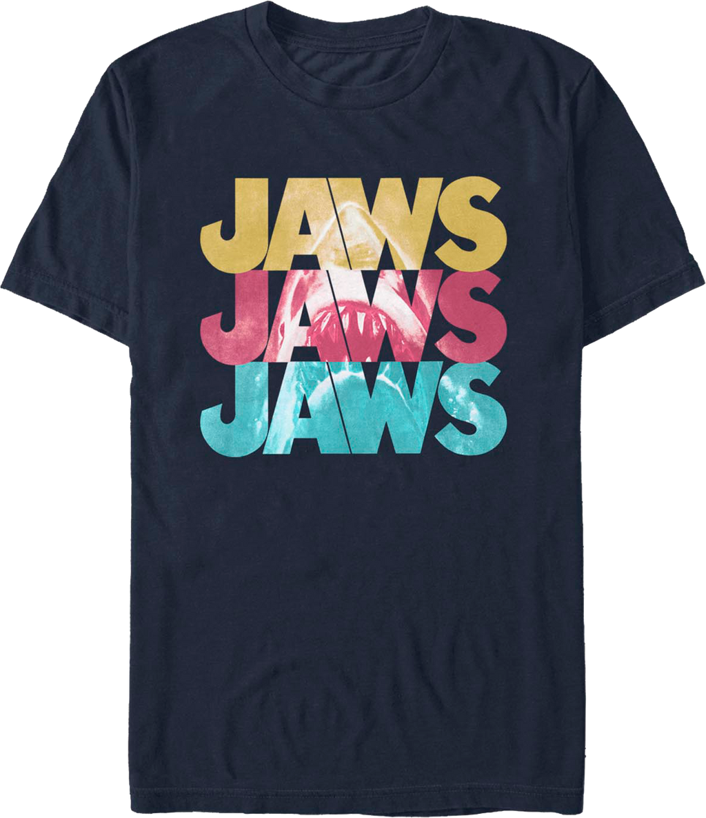 Stacked Logo Jaws T-Shirt product image 1