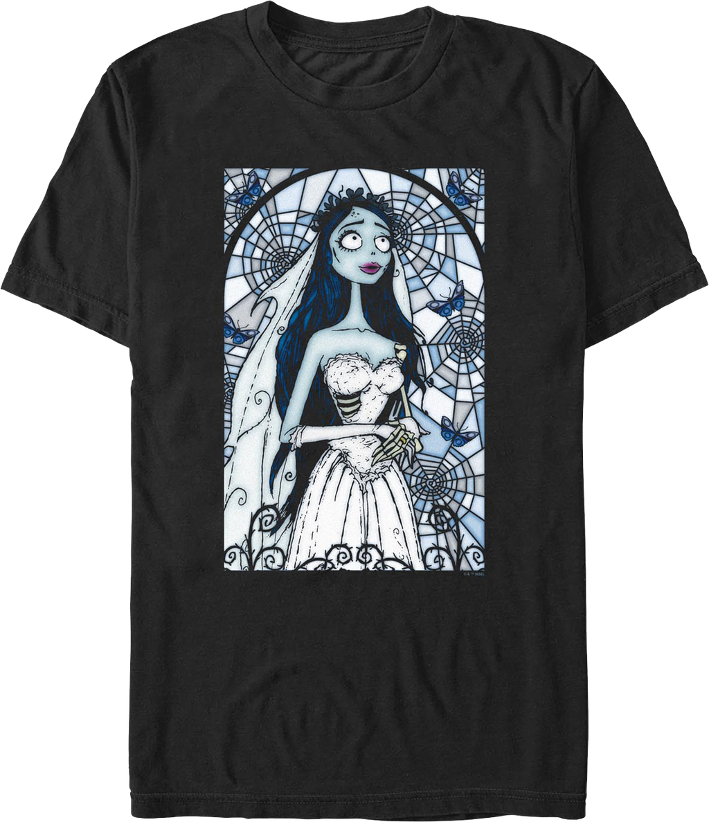 Stained Glass Corpse Bride T-Shirt product image 1