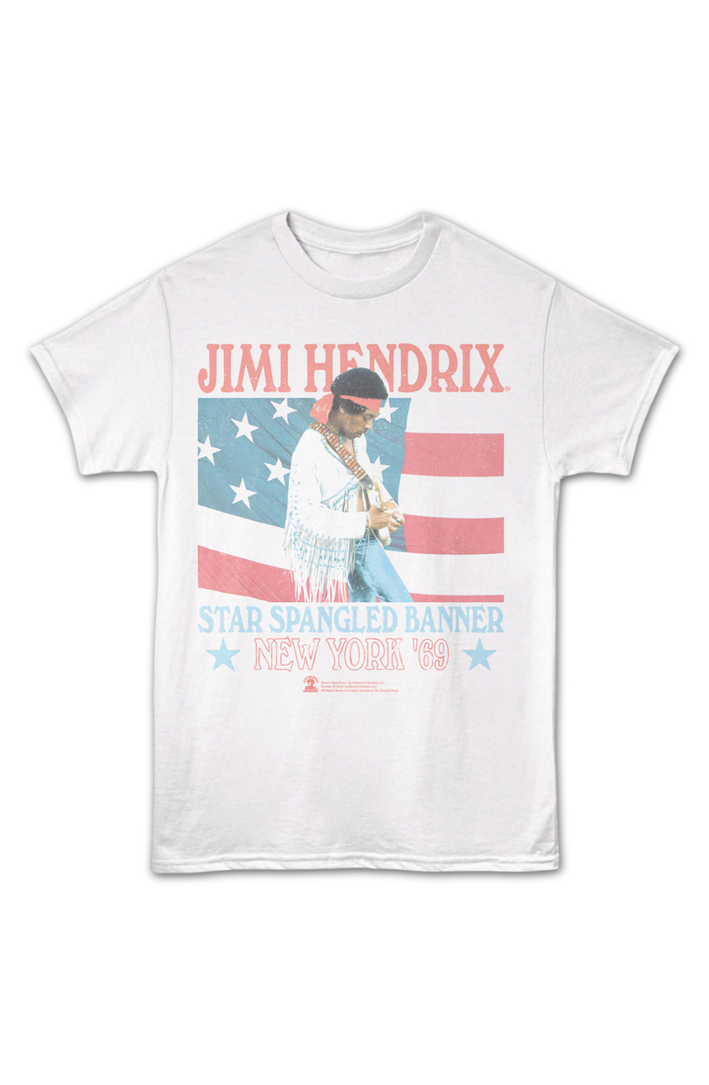 Star Spangled Banner New York '69 Jimi Hendrix T-Shirt product image 2