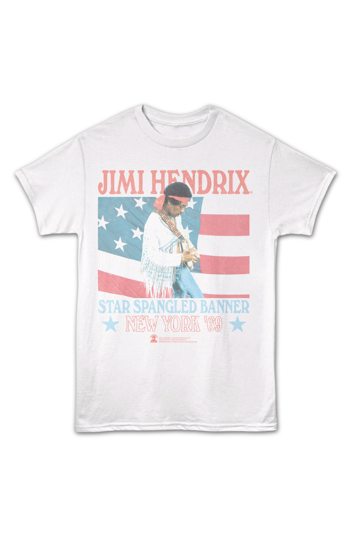 Star Spangled Banner New York '69 Jimi Hendrix T-Shirt product image 2