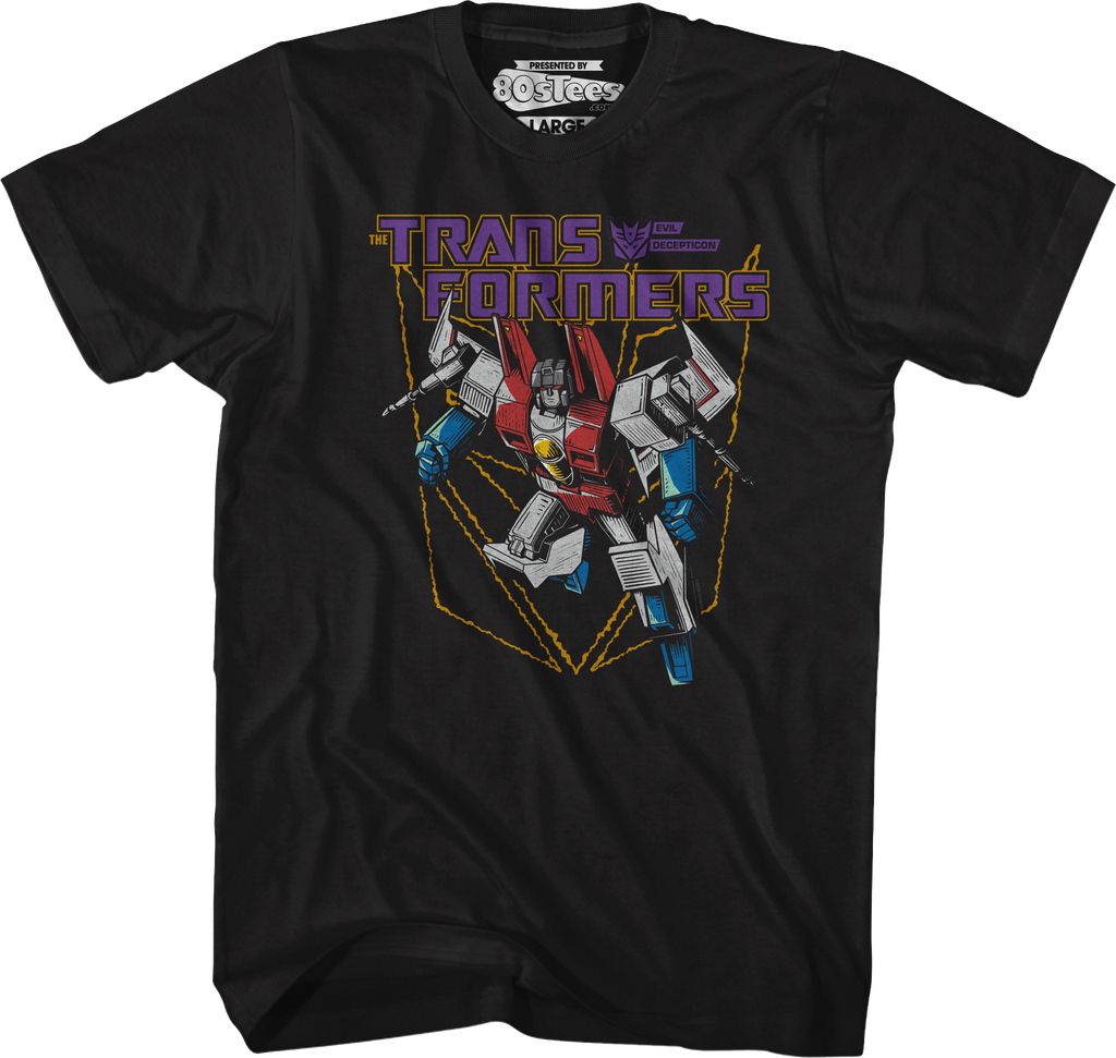 Starscream Battle Pose Transformers T-Shirt product image 1