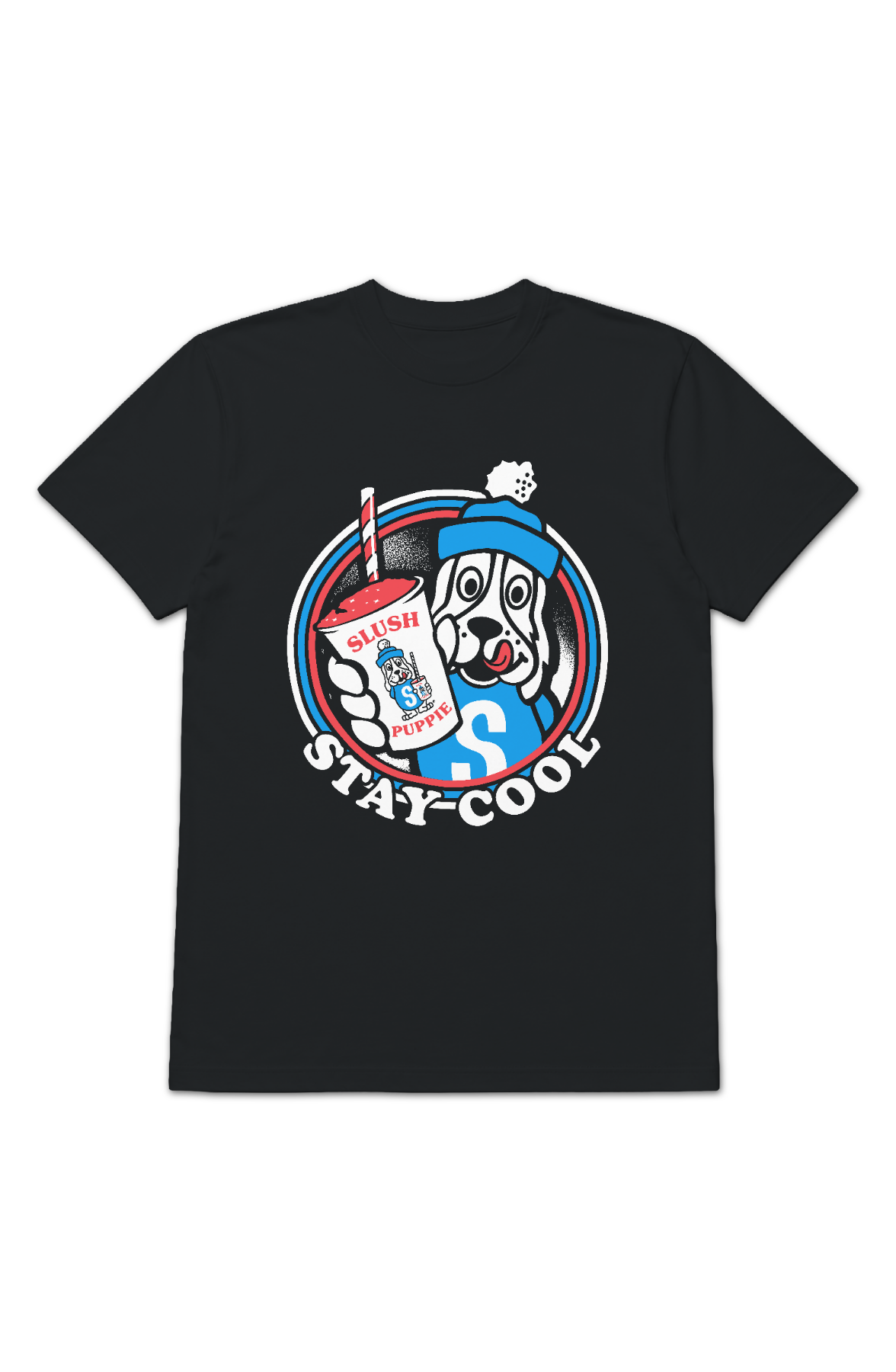 Stay Cool Chilly Dog Circle Slush Puppie T-Shirt product image 2