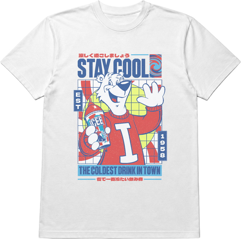 Stay Cool Japanese Text ICEE T-Shirt product image 1