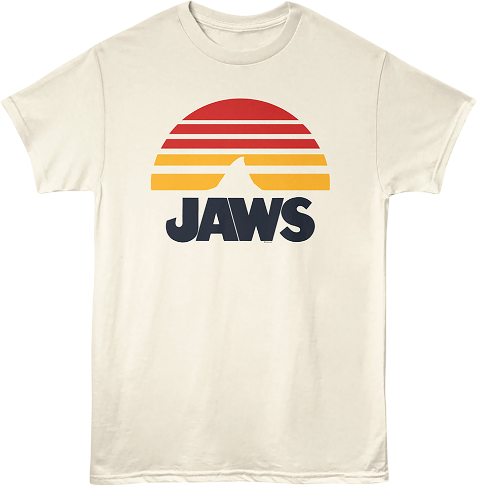 Sunset Shark Fin Jaws T-Shirt product image 1