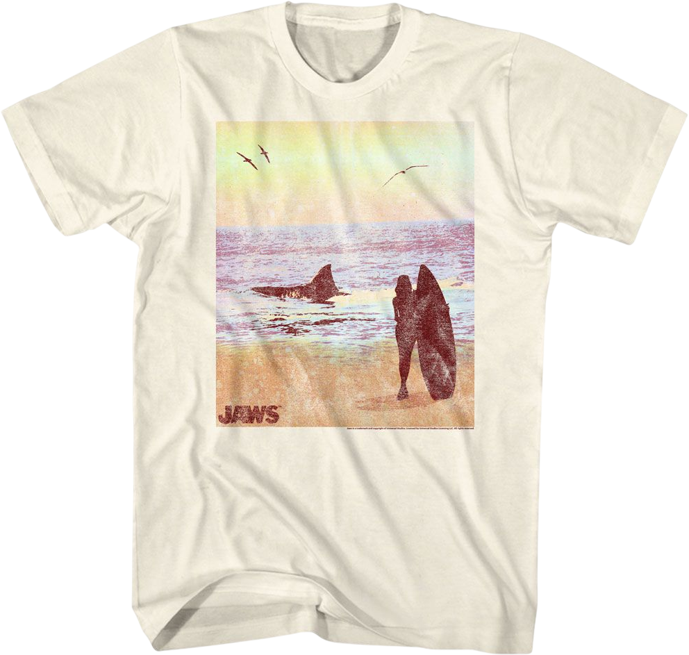 Surfboard Jaws T-Shirt product image 1