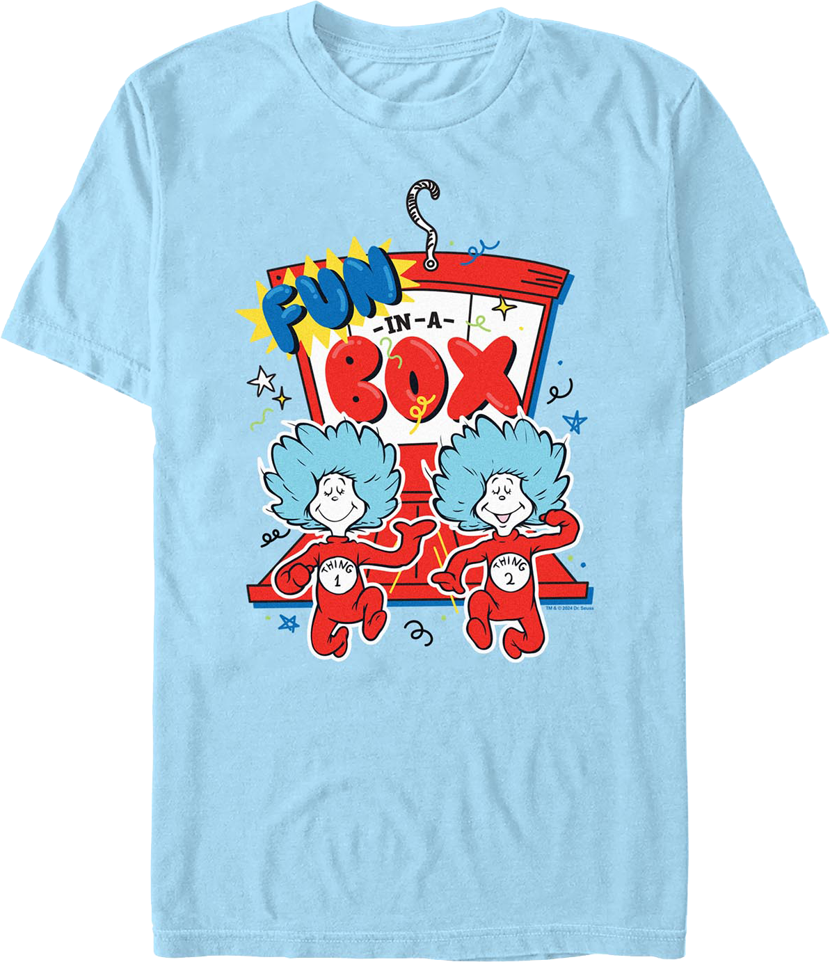 Thing 1 & 2 Fun In A Box Dr. Seuss T-Shirt product image 1