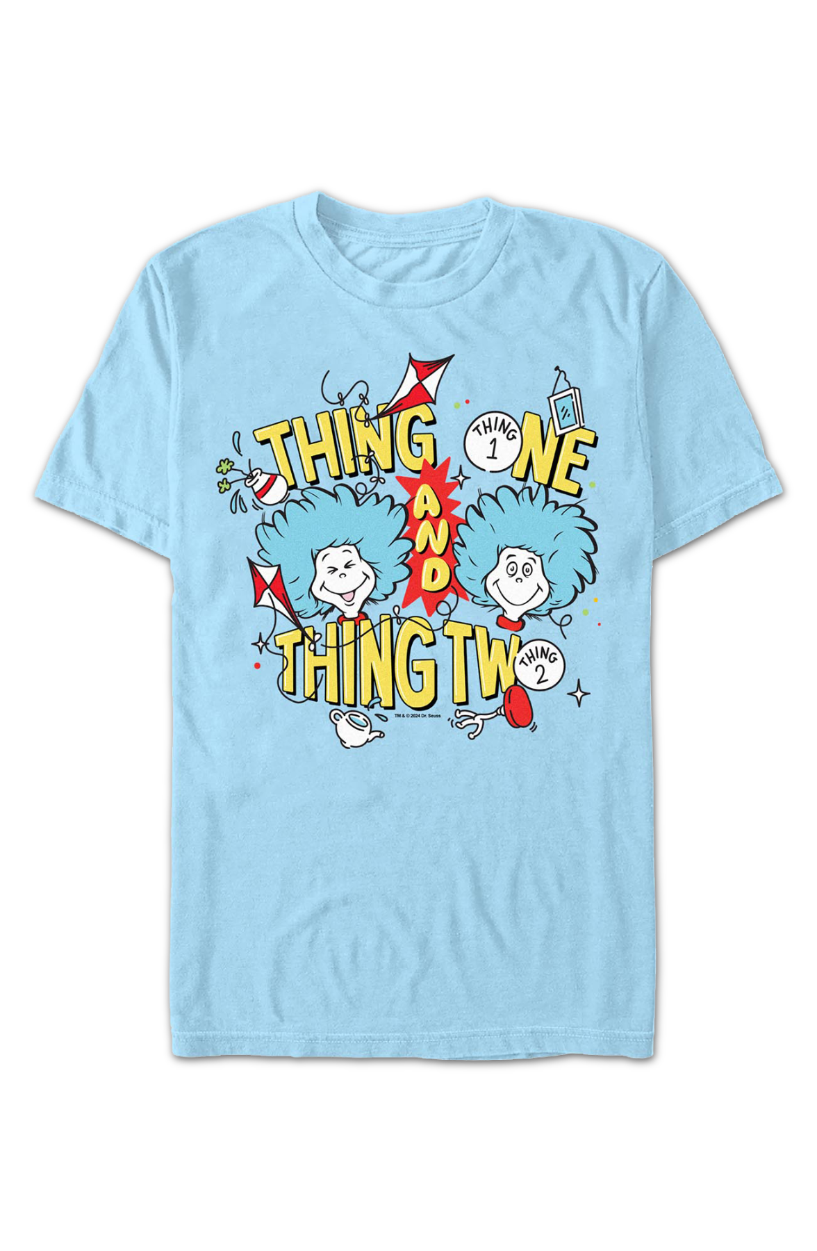 Thing One And Two Dr. Seuss T-Shirt product image 2