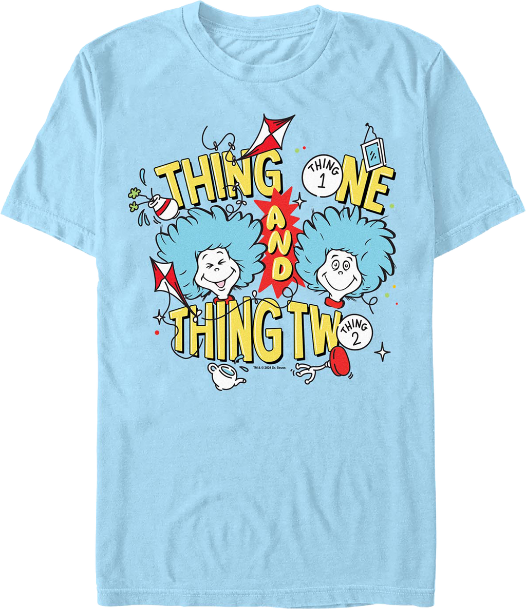 Thing One And Two Dr. Seuss T-Shirt product image 1