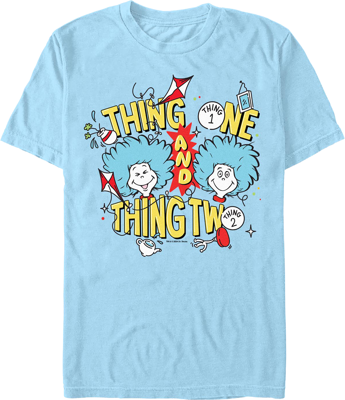 Thing One And Two Dr. Seuss T-Shirt product image 1