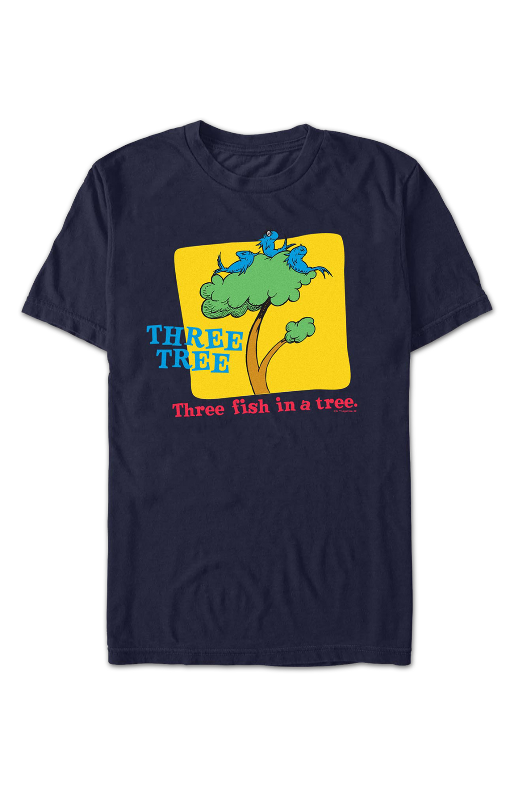 Three Fish In A Tree Dr. Seuss T-Shirt product image 2