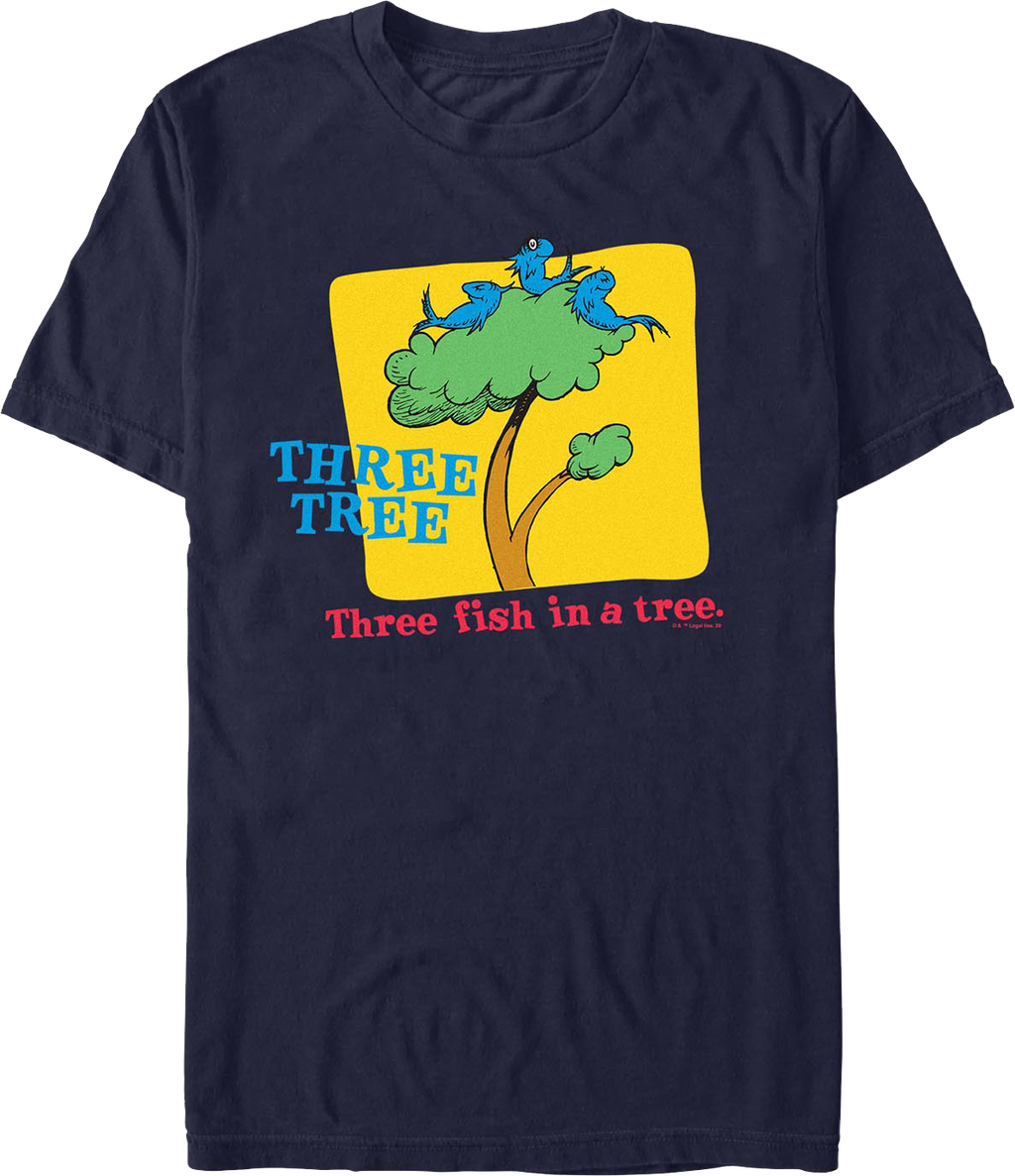 Three Fish In A Tree Dr. Seuss T-Shirt product image 1
